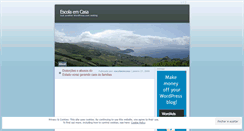 Desktop Screenshot of escolaemcasa.wordpress.com