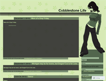 Tablet Screenshot of cobblestonelife.wordpress.com