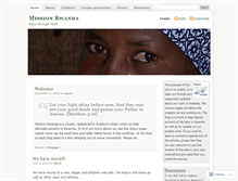 Tablet Screenshot of missionrwanda.wordpress.com