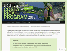 Tablet Screenshot of costaricaprogram.wordpress.com