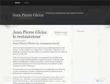 Tablet Screenshot of jeanpierregleize.wordpress.com