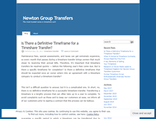 Tablet Screenshot of newtongrouptransfers.wordpress.com