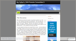 Desktop Screenshot of myconvertibled.wordpress.com