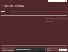 Tablet Screenshot of jornalistaamandaoliveira.wordpress.com