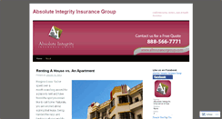 Desktop Screenshot of aiinsurancegroup.wordpress.com