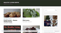 Desktop Screenshot of healthylivingkenya.wordpress.com