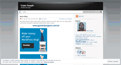 Desktop Screenshot of gamesample.wordpress.com