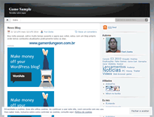 Tablet Screenshot of gamesample.wordpress.com