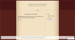 Desktop Screenshot of garethsbutchers.wordpress.com