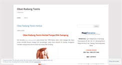 Desktop Screenshot of obatradangtestis995.wordpress.com
