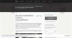 Desktop Screenshot of gazzettadikonoha.wordpress.com