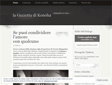 Tablet Screenshot of gazzettadikonoha.wordpress.com