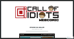 Desktop Screenshot of callofidiots.wordpress.com