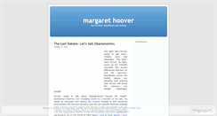 Desktop Screenshot of margarethoover.wordpress.com