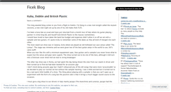 Desktop Screenshot of ficekblog.wordpress.com