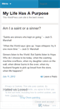 Mobile Screenshot of mylifehasapurpose.wordpress.com