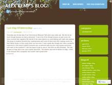 Tablet Screenshot of kempac.wordpress.com