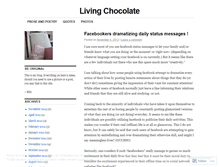 Tablet Screenshot of livingchocolate.wordpress.com