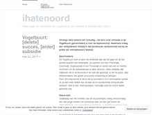 Tablet Screenshot of ihatenoord.wordpress.com