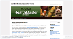 Desktop Screenshot of montelhealthmasterreviews.wordpress.com