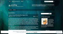 Desktop Screenshot of pcssblog.wordpress.com