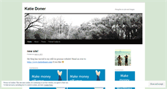 Desktop Screenshot of katedoner.wordpress.com