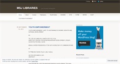 Desktop Screenshot of msjlib.wordpress.com