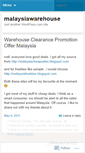 Mobile Screenshot of malaysiawarehouse.wordpress.com