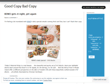 Tablet Screenshot of goodcopybadcopy.wordpress.com