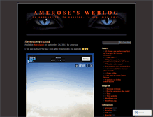 Tablet Screenshot of amerose.wordpress.com