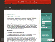 Tablet Screenshot of dismaltide.wordpress.com