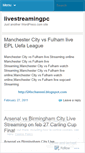Mobile Screenshot of livestreamingpc.wordpress.com