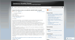 Desktop Screenshot of anastasescu.wordpress.com