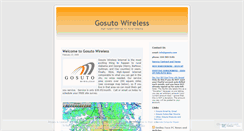 Desktop Screenshot of gosutowireless.wordpress.com