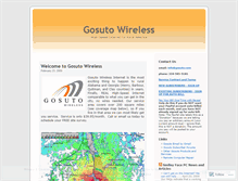 Tablet Screenshot of gosutowireless.wordpress.com