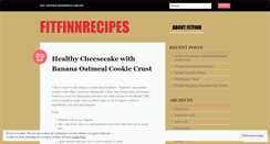 Desktop Screenshot of fitfinnrecipes.wordpress.com