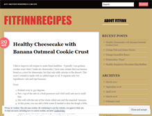 Tablet Screenshot of fitfinnrecipes.wordpress.com