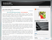 Tablet Screenshot of mahakaree.wordpress.com