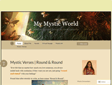 Tablet Screenshot of mymysticworld.wordpress.com