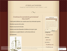Tablet Screenshot of jubilaciones.wordpress.com