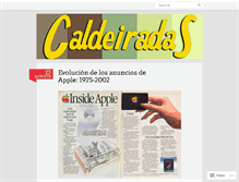 Tablet Screenshot of caldeiradas.wordpress.com