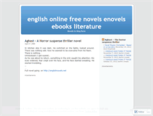 Tablet Screenshot of englishnovels.wordpress.com