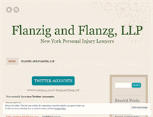 Tablet Screenshot of flanziglaw.wordpress.com