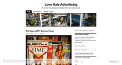 Desktop Screenshot of lovehateadvertising.wordpress.com