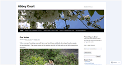 Desktop Screenshot of abbeycourt.wordpress.com