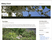 Tablet Screenshot of abbeycourt.wordpress.com