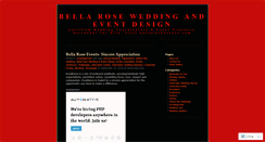 Desktop Screenshot of bellaroseevents.wordpress.com