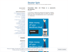 Tablet Screenshot of doutorspin.wordpress.com