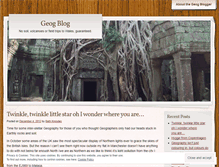 Tablet Screenshot of geogblogger.wordpress.com