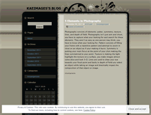 Tablet Screenshot of kaeimages.wordpress.com